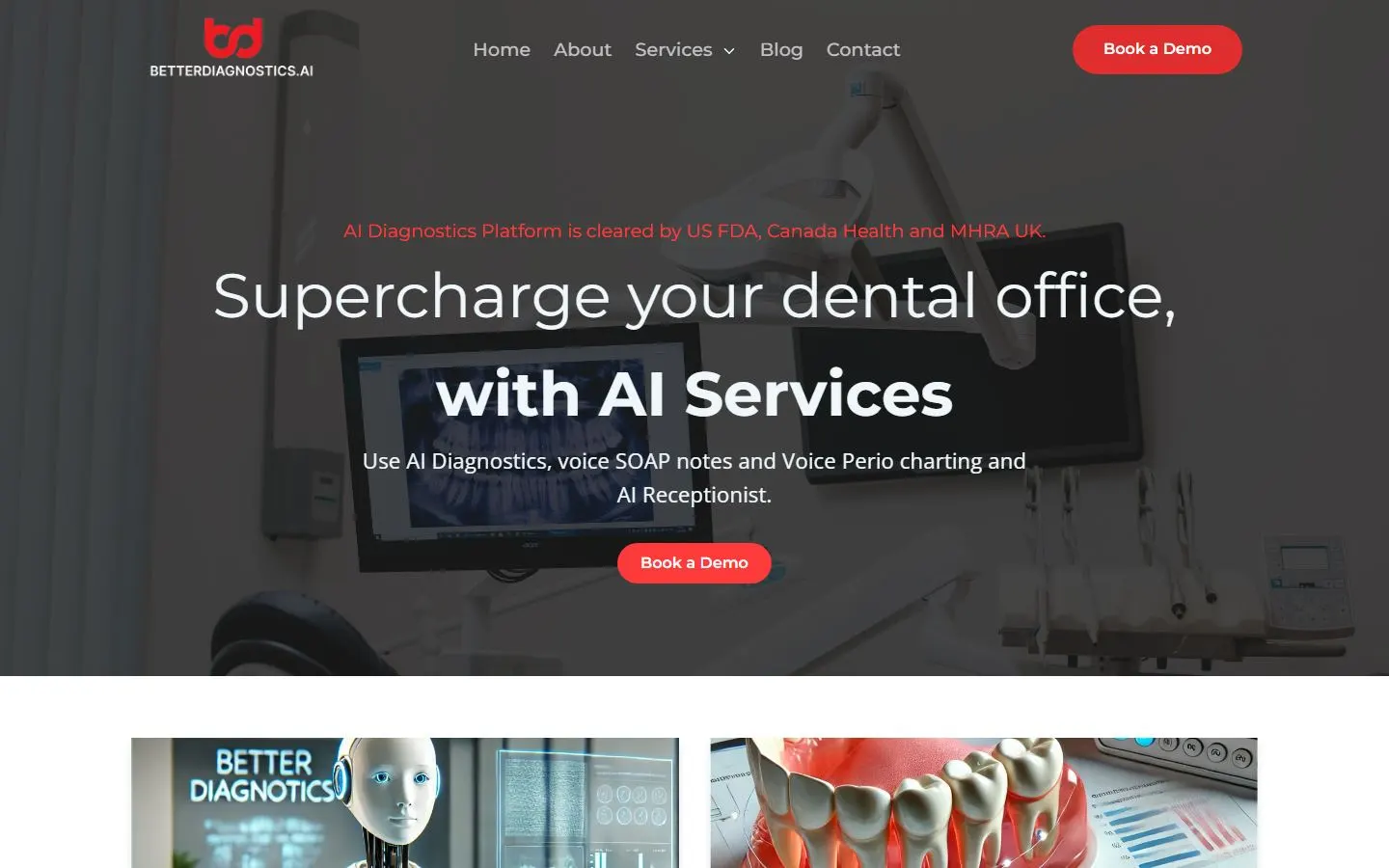 Better Diagnostics homepage