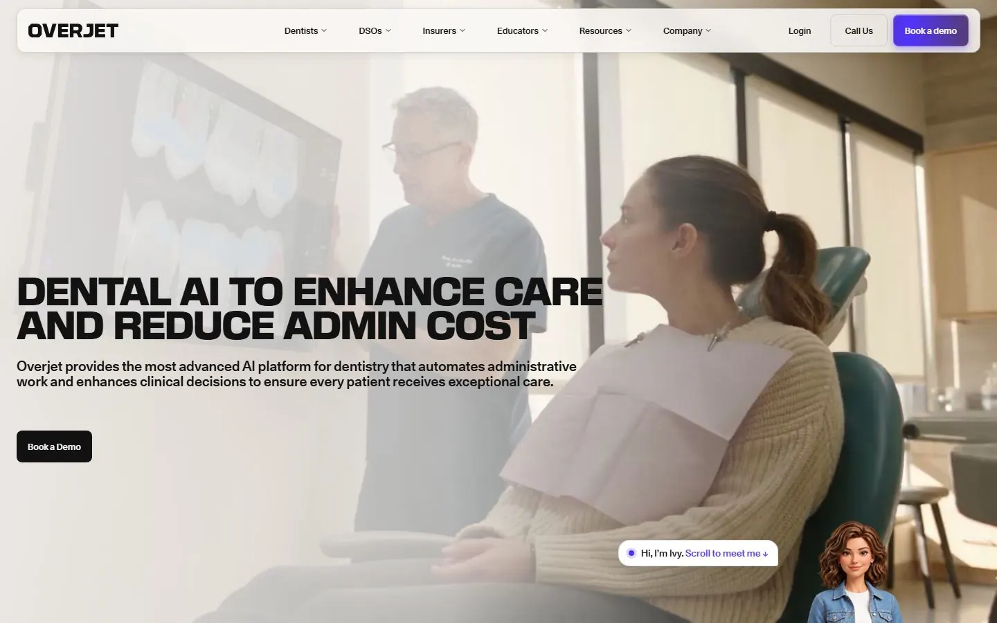 Overjet homepage